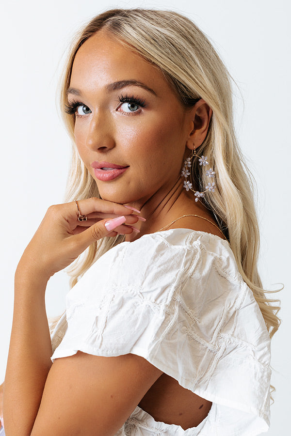 The Perfect Timing Earrings In Light Lavender