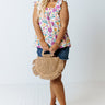 Lucky Day Floral Shift Top In Orchid Curves Image - 1