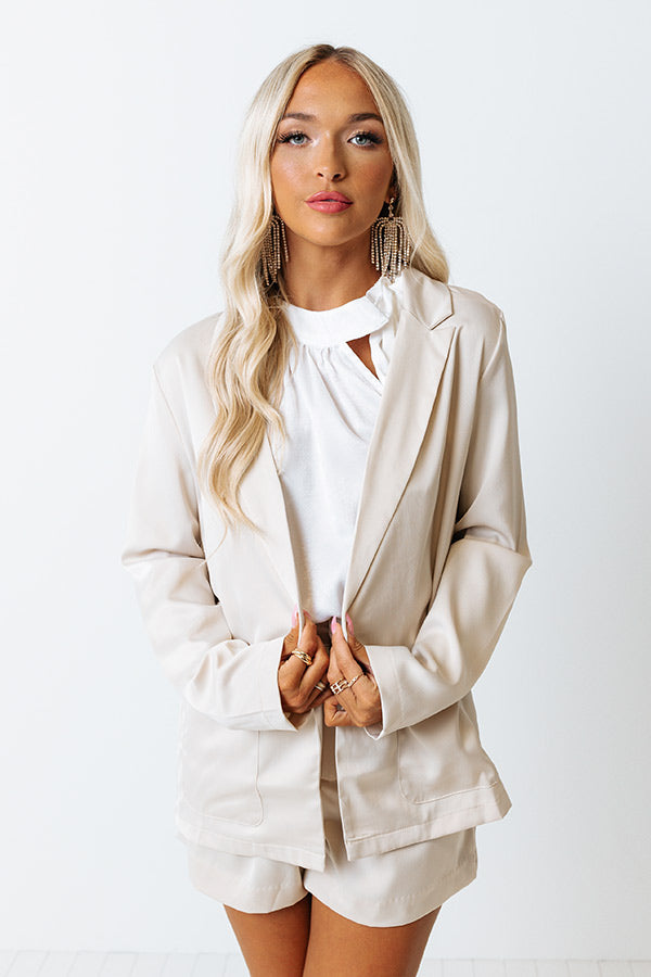 Winning Awards Blazer In Beige