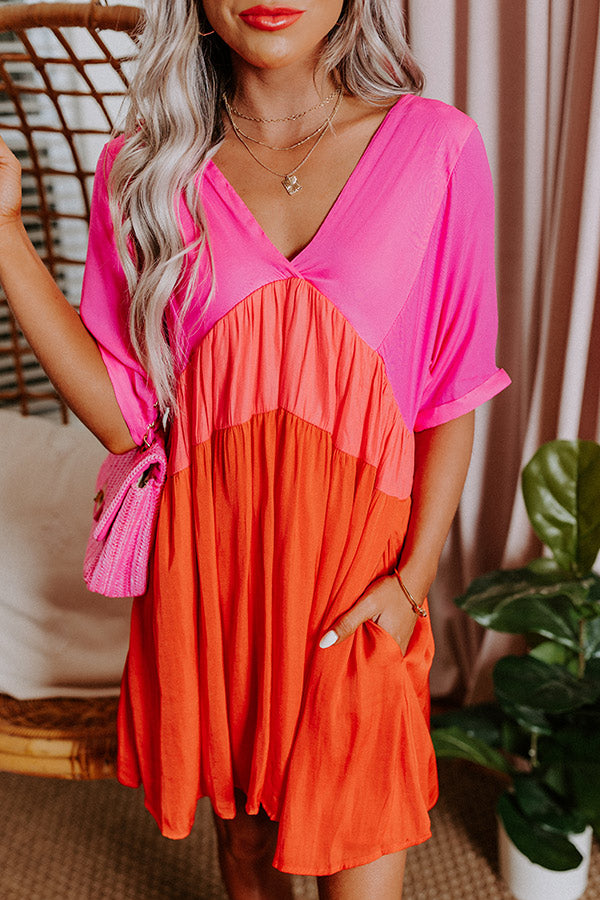 Fun In Fiji Color Block Romper Image - 2