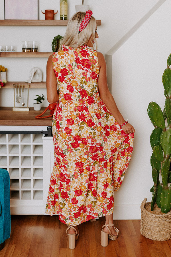Blooming Beauty Maxi In Rose