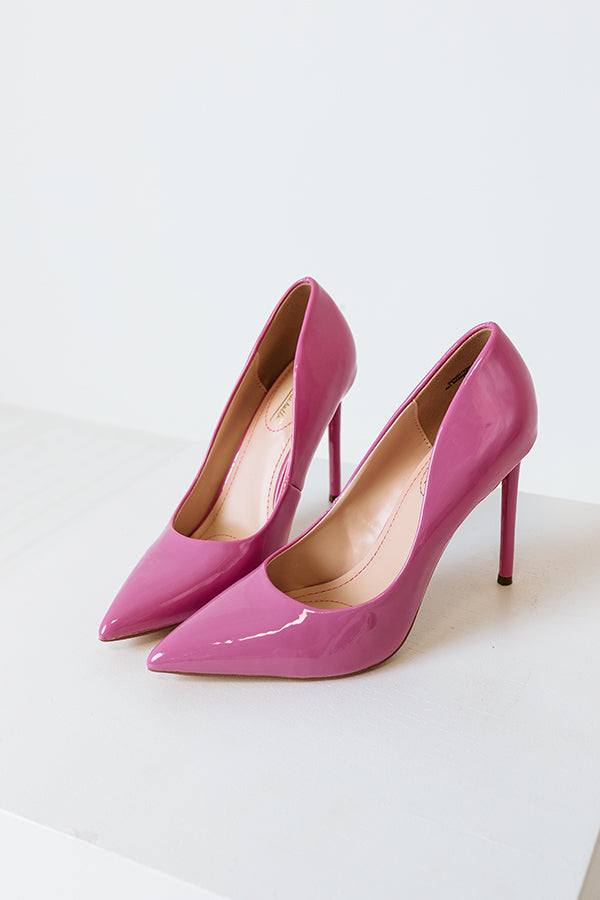 The Krissy Patent Heel In Pink