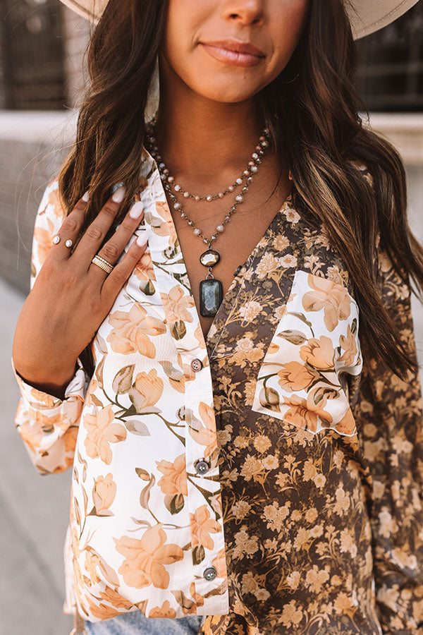 Play It Again Semi Precious Necklace