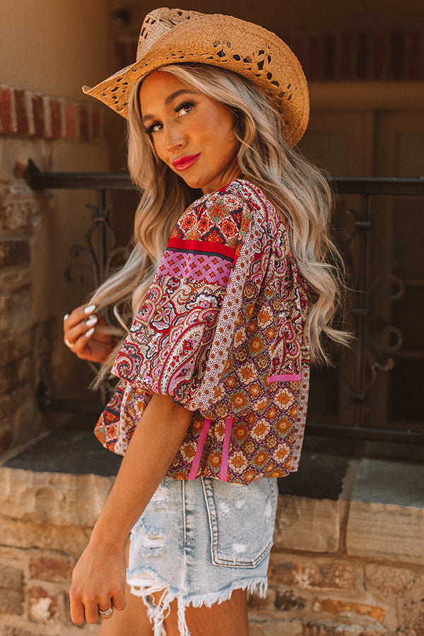 Coasting Through Amalfi Paisley Top • Impressions Online Boutique