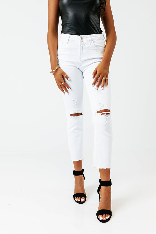 Flying Monkey The Gerry High Waist Distressed Ankle Skinny