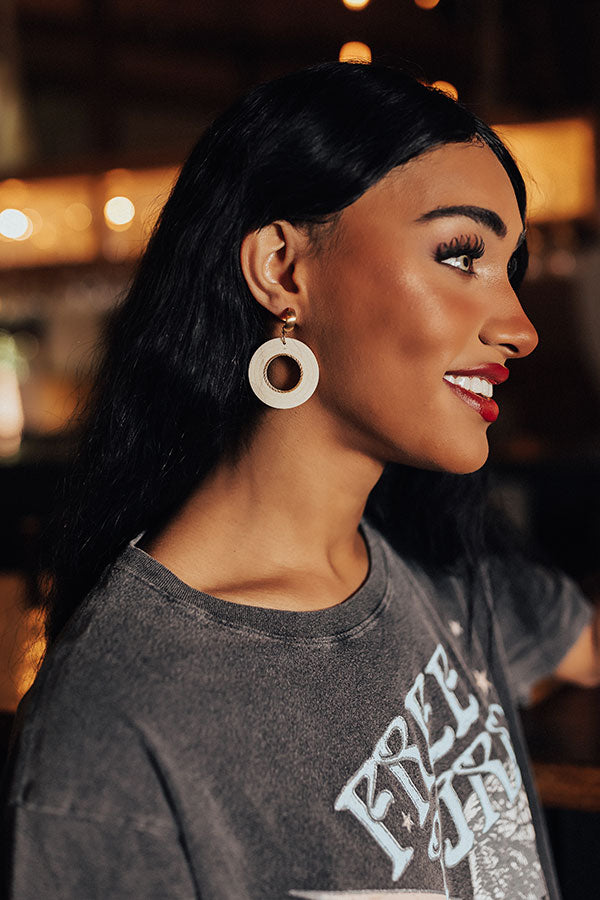 Made For Vacay Earrings In Ivory