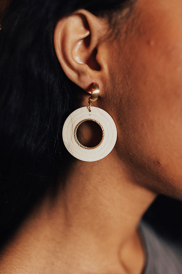 Made For Vacay Earrings In Ivory