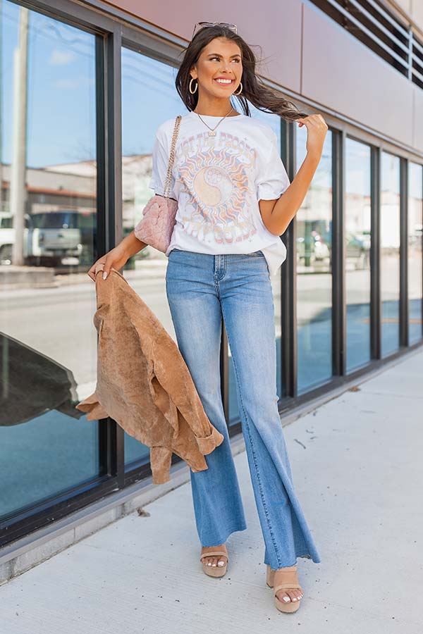 Trust The Process Graphic Oversized Tee