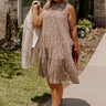 Lifelong Memories Floral Shift Dress In Chestnut Curves Image - 1