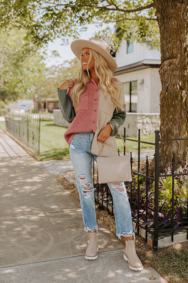 Rested And Recharged Colorblock Jacket Image - 3