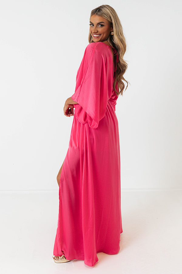 Pretty In Palisades Maxi in Hot Pink