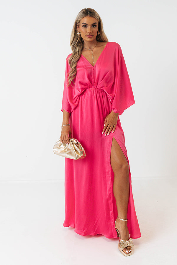Pretty In Palisades Maxi in Hot Pink
