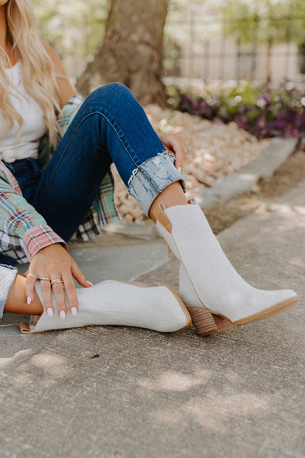 The Stanley Crocodile Print Boot 8.0 / Stone