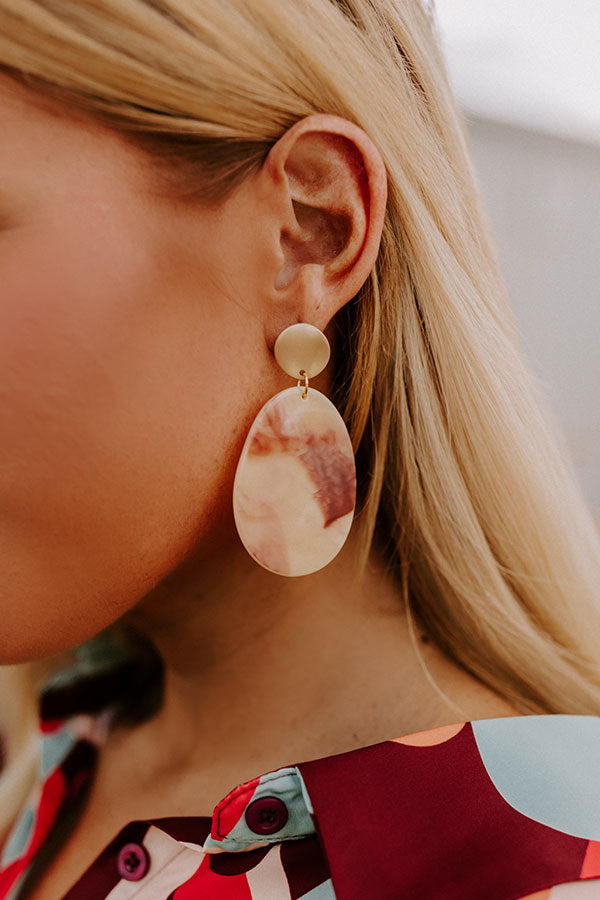 Enjoy The Daylight Earrings In Primrose Yellow