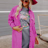 Lattes At The Lodge Corduroy Dress In Vineyard Grape Image - 1