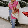 Felt The Chill Corduroy Button Up In Vineyard Grape Curves Image - 1