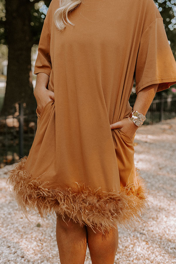 feathered shirt dress Feather Shirt Dress in Blue