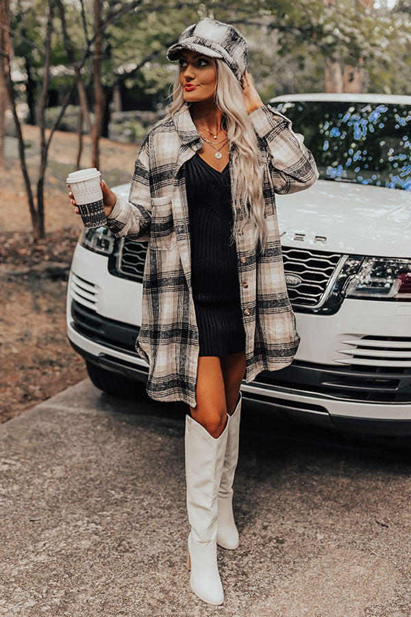 Cozy Zone Plaid Jacket