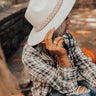 Blast The Tunes Felt Fedora In Ivory Image - 1