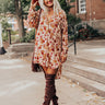 Backstage Beauty Floral Tunic Dress  in Peach Image - 1