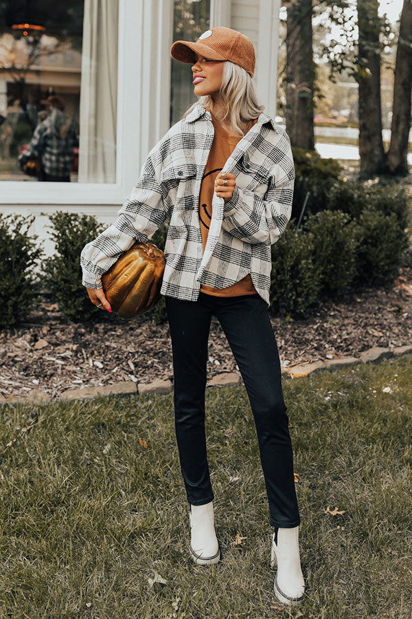 Cabin Cuddles Plaid Jacket