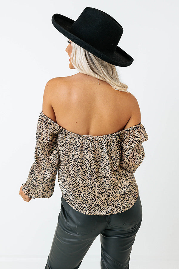 Bliss And Beyond Leopard Top