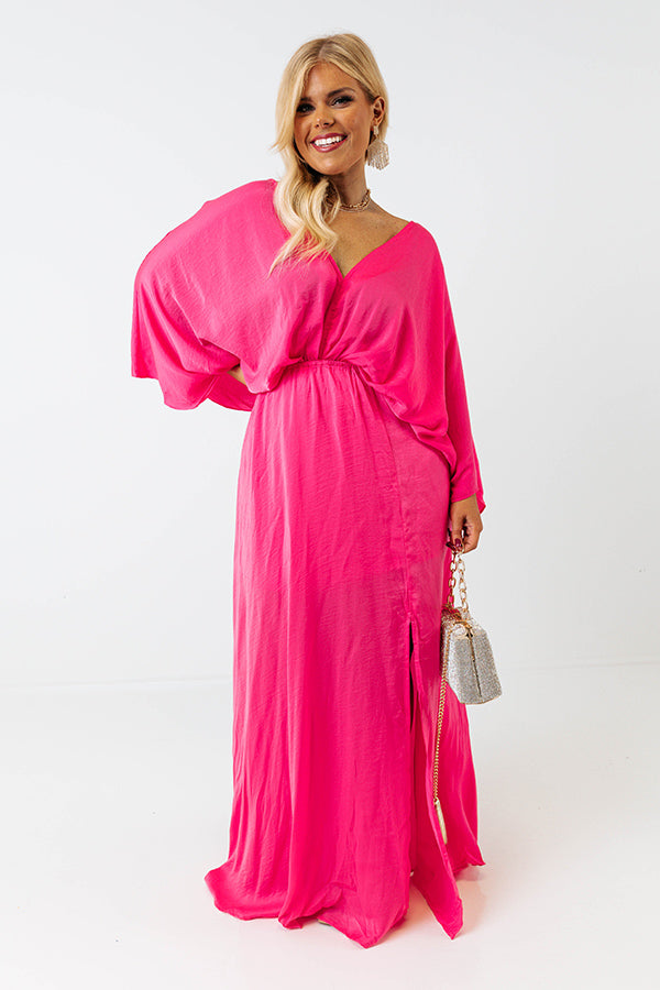 Pretty In Palisades Maxi in Hot Pink Curves Impressions Online Boutique Pretty In Palisades Maxi in Hot Pink Curves Impressions Online Boutique