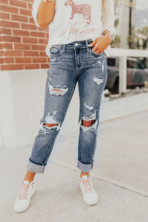 Judy Blue The Perez Midrise Distressed Jean