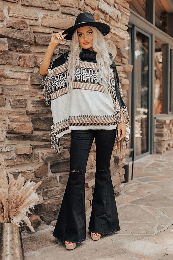 Smooth Terrain Fringe Poncho