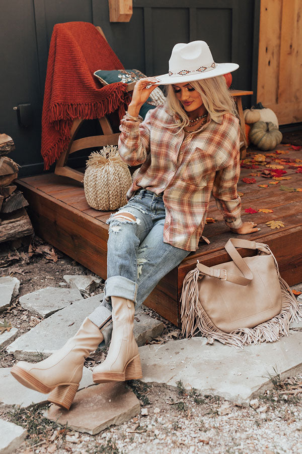 Overcome The Odds Flannel In Rust