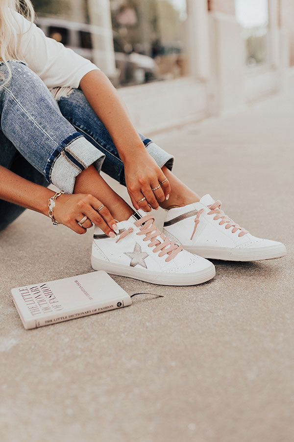 The Glee Vintage Sneaker in Ivory