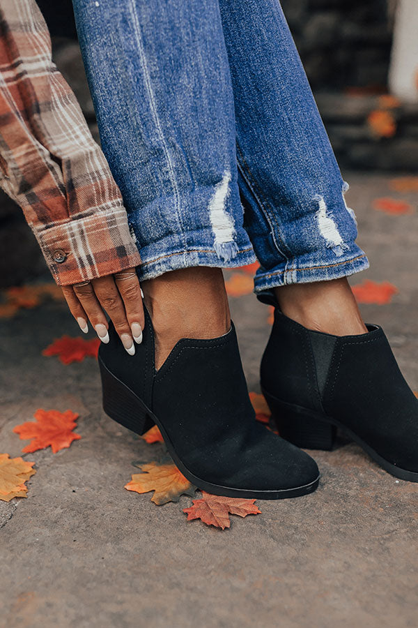 The Shawn Faux Nubuck Bootie