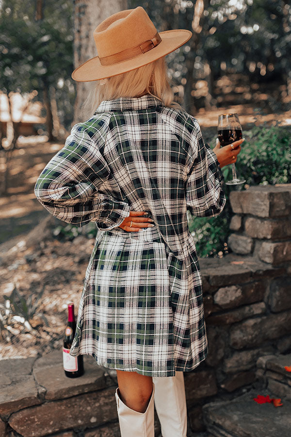 Lattes And Love Flannel Dress In Green Impressions Online Boutique Lattes And Love Flannel Dress In Green Impressions Online Boutique