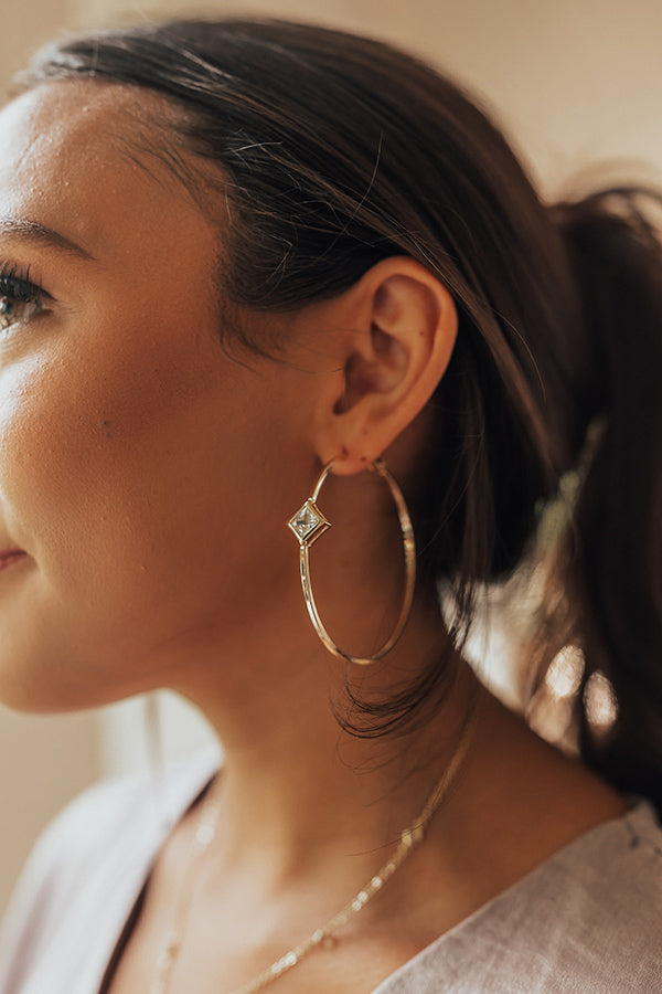 Overcome The Odds Hoop Earrings