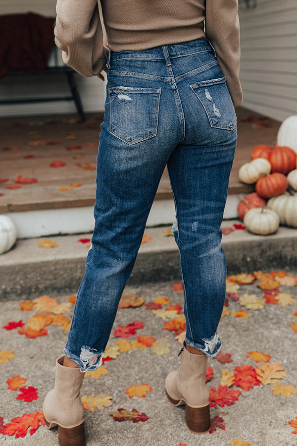 Risen The Hustle High Waist Distressed Jean