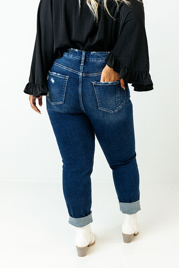 The Lorelei High Waist Distressed Skinny Curves