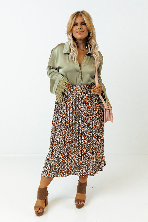 Seasonal Sweetness Floral Skirt Curves