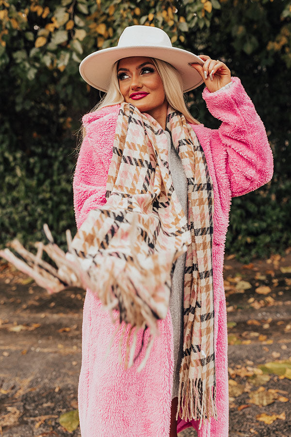 Stars Hollow Houndstooth Scarf