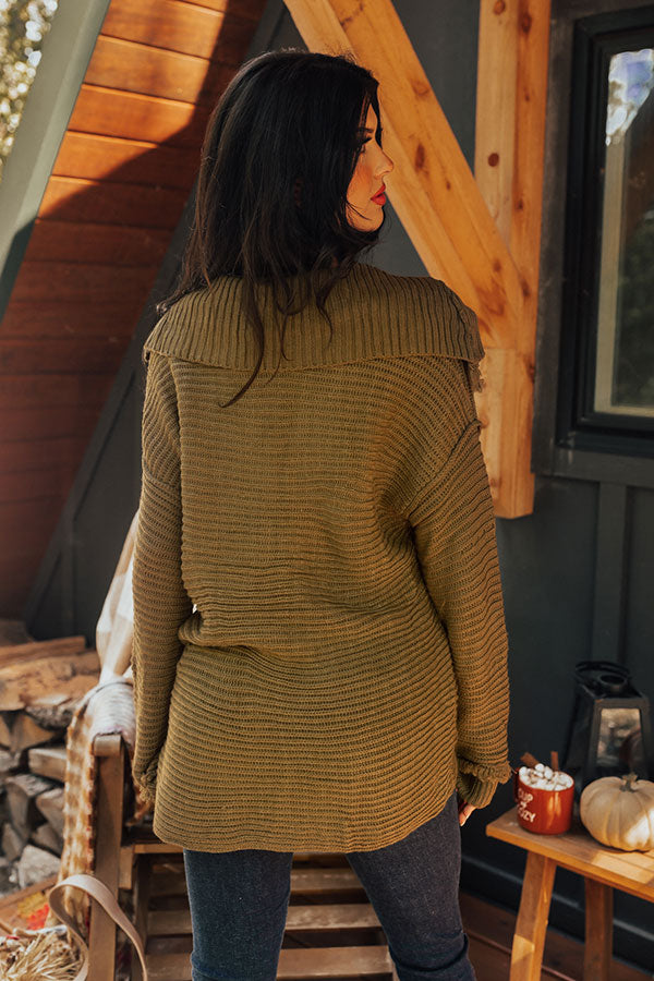 Warm On Up Knit Sweater