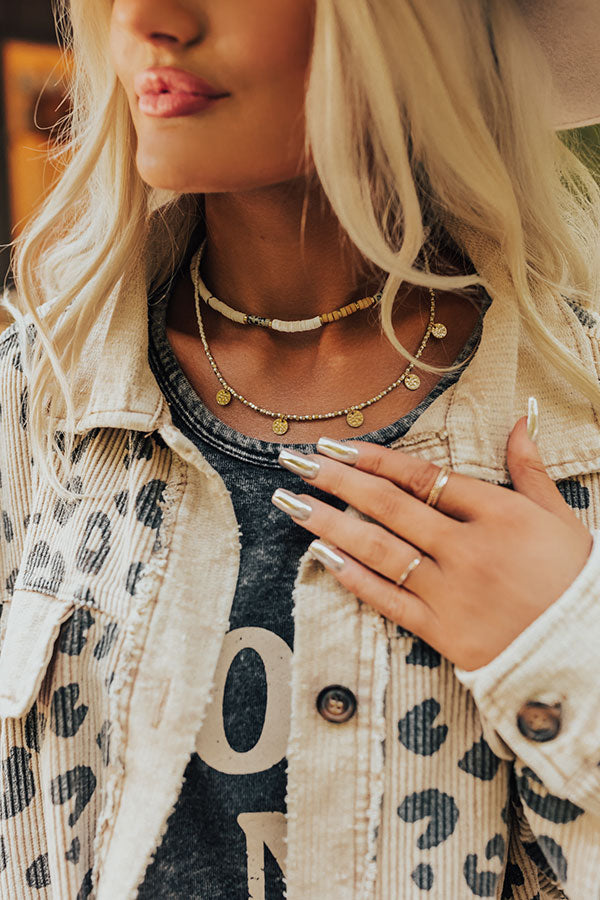 Weekend Coffee Run Layered Necklace