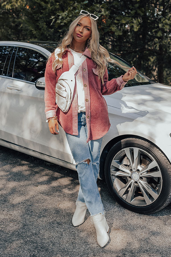 Boston Chill Jacket In Blush