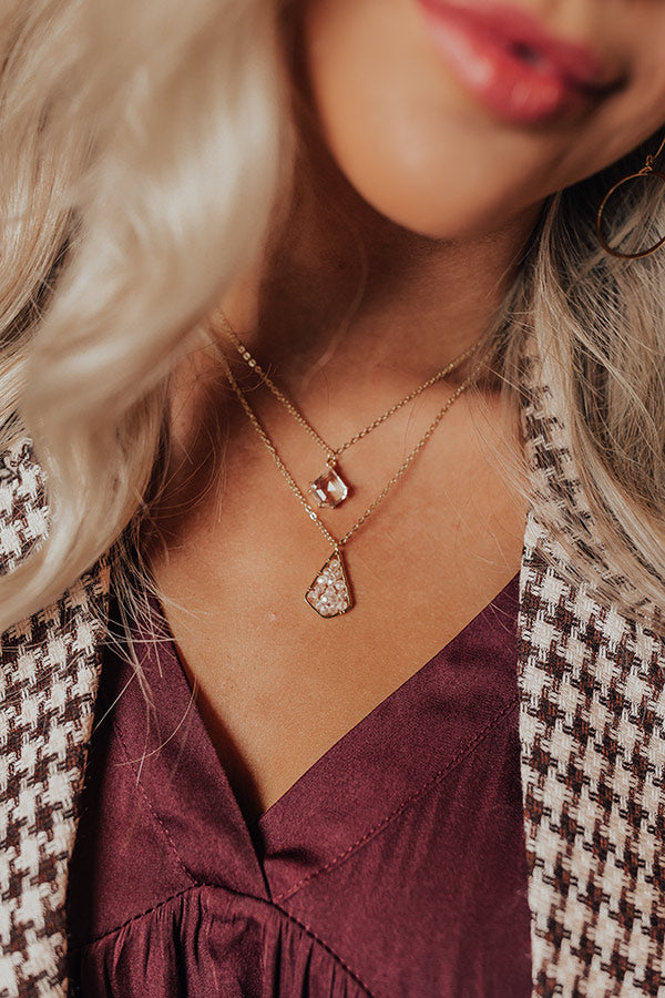 Locking Eyes Layered Necklace