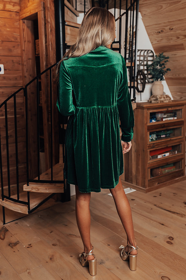 cider green velvet dress Velvet Dresses