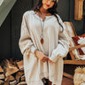 Tres Cozy Oversized Sweatshirt In Stone Image - 1