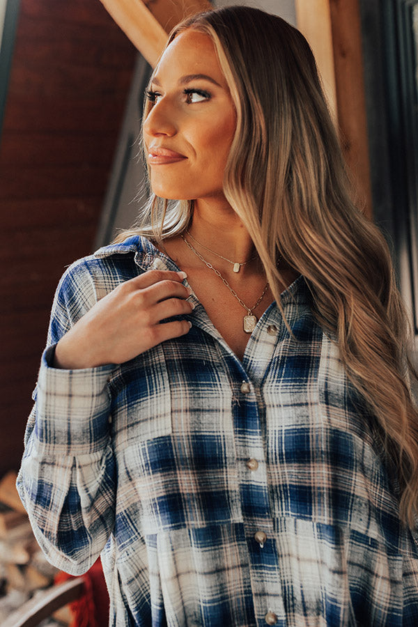 Pumpkin Spice Please Flannel Dress Pumpkin Spice Please Flannel Dress