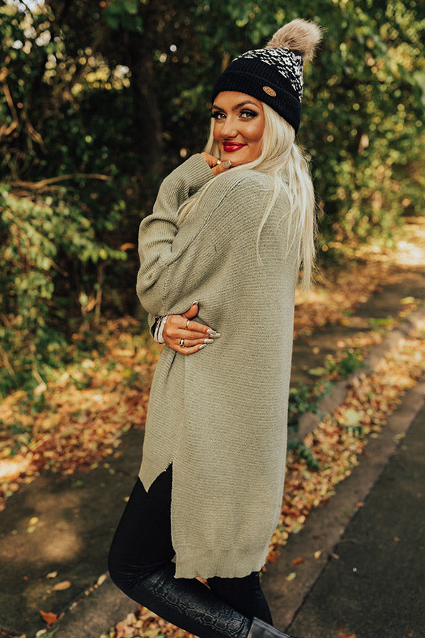 Away For The Winter Tunic Sweater