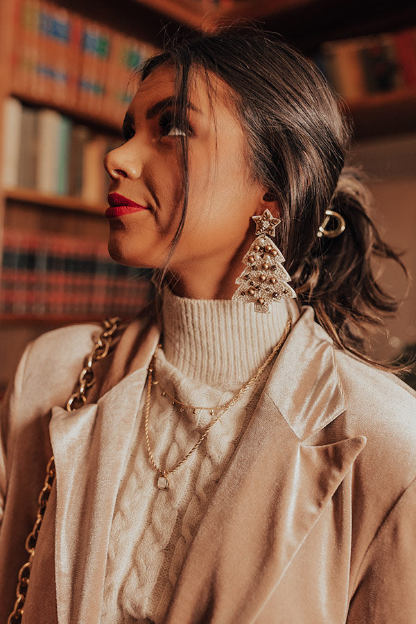 Merriest Ever Beaded Earrings