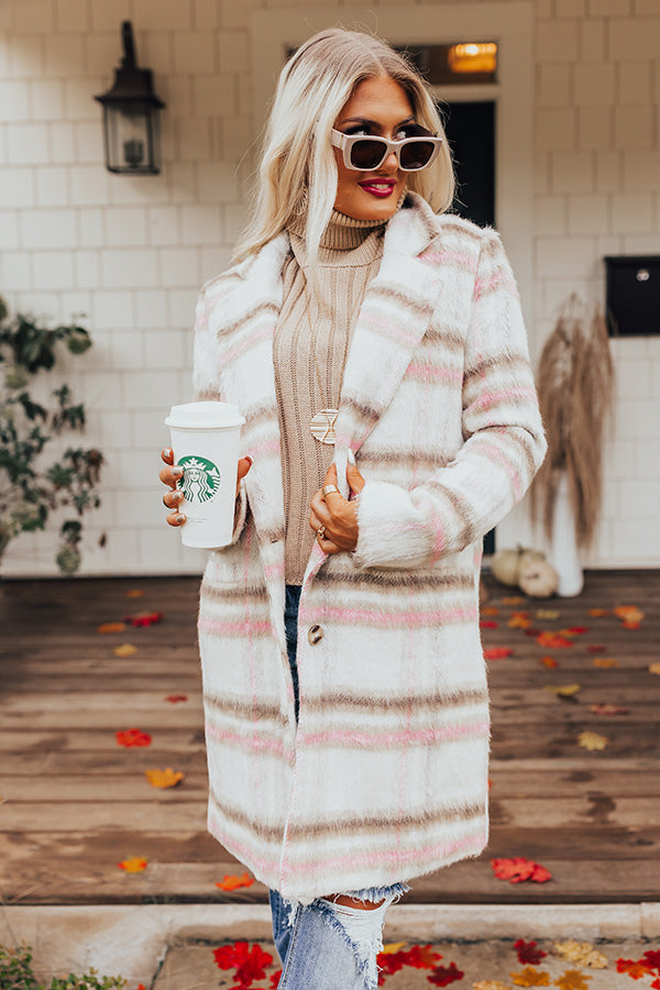 Layers Of Love Plaid Coat