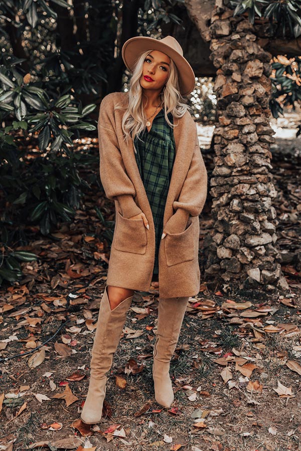 Most Likely To Fall In Love Cardigan In Mocha