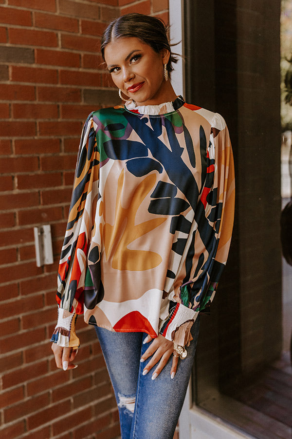 Taking Chances Satin Top